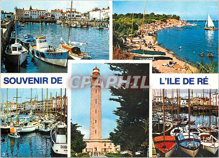 CPM Ile de Re (Hte Mme) La Flotte en Re Le Port La Plage de Trousse