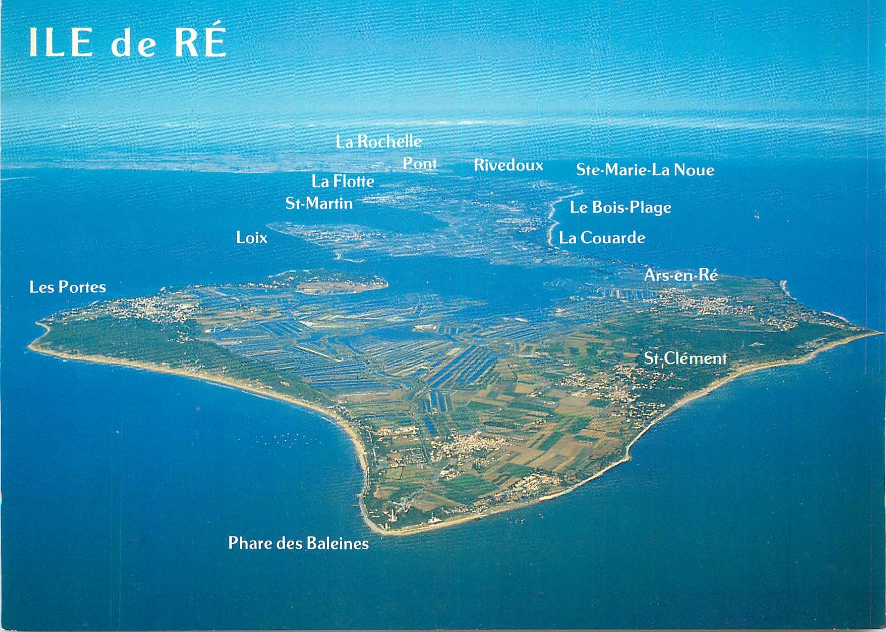 CPM Ile de Re vue generale de l'Ile