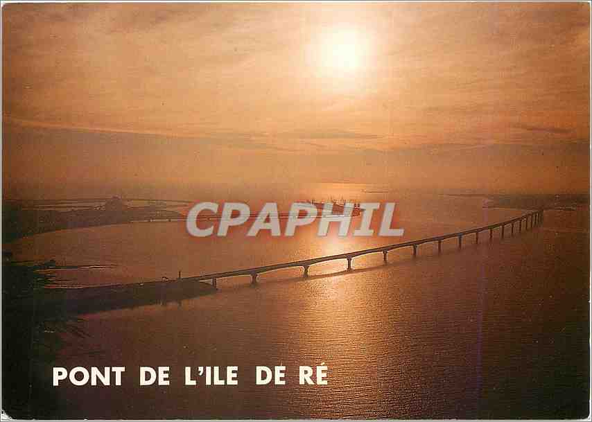 CPM Pont de Ile de Re (Chte Mme) (Ch Mme) L'Ile de Re est desormais reliee au Continent par un pont 