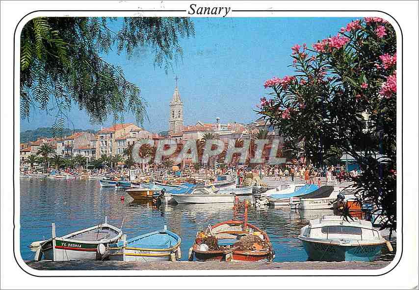 CPM Ausoleil de la cote d'Azur Sanary Sur mer le port de peche