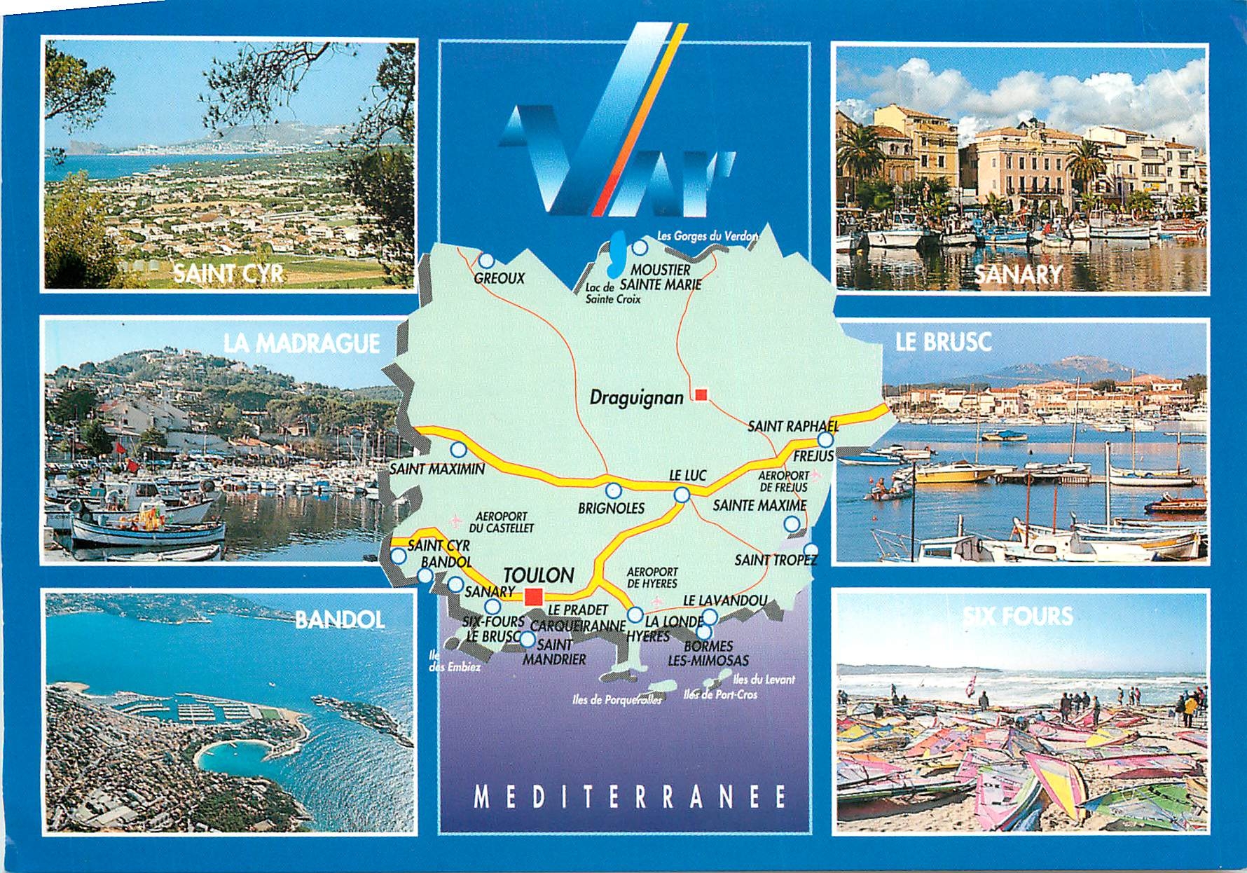 Côte d'Azur — Promenade sur la Côte Varoise — V.4 — Édition Borens