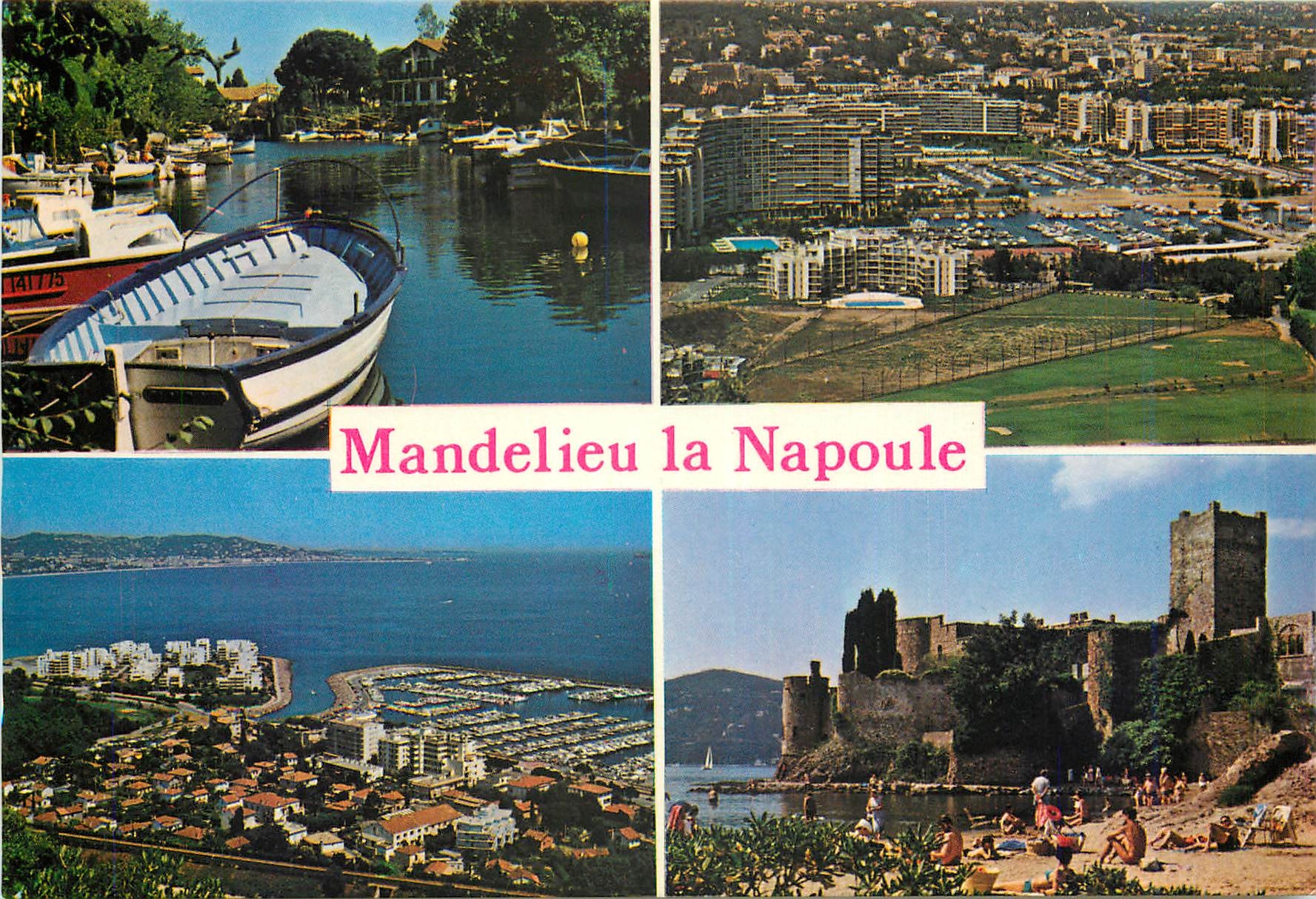 CPM Mandelieu La Napoule Cannes Marina Embouchure de la Siagne Le Chateau