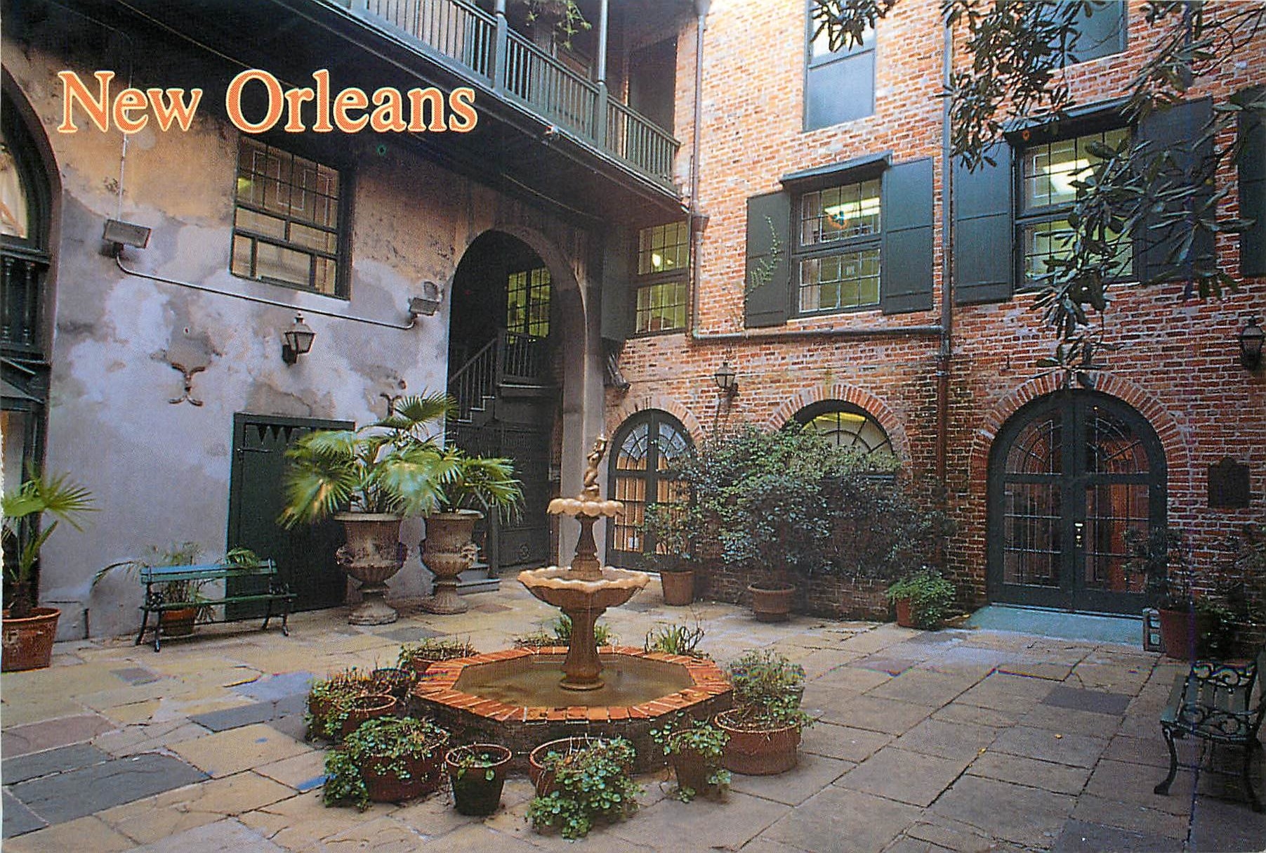CPM Brulatour Coutyard Vieux Lovely patio