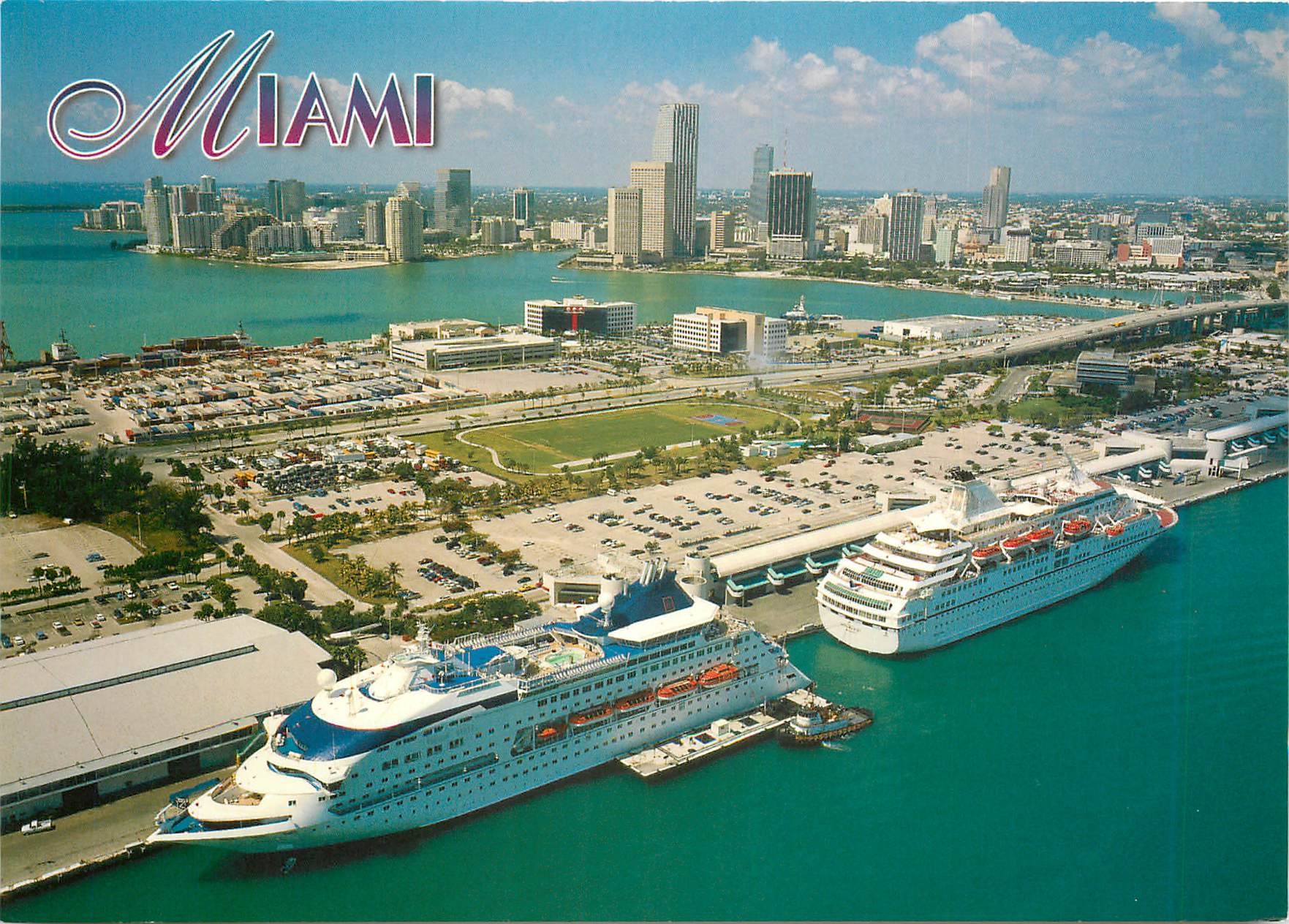 CPM Miami Cruise ships that leave for all ports in the Caribbean