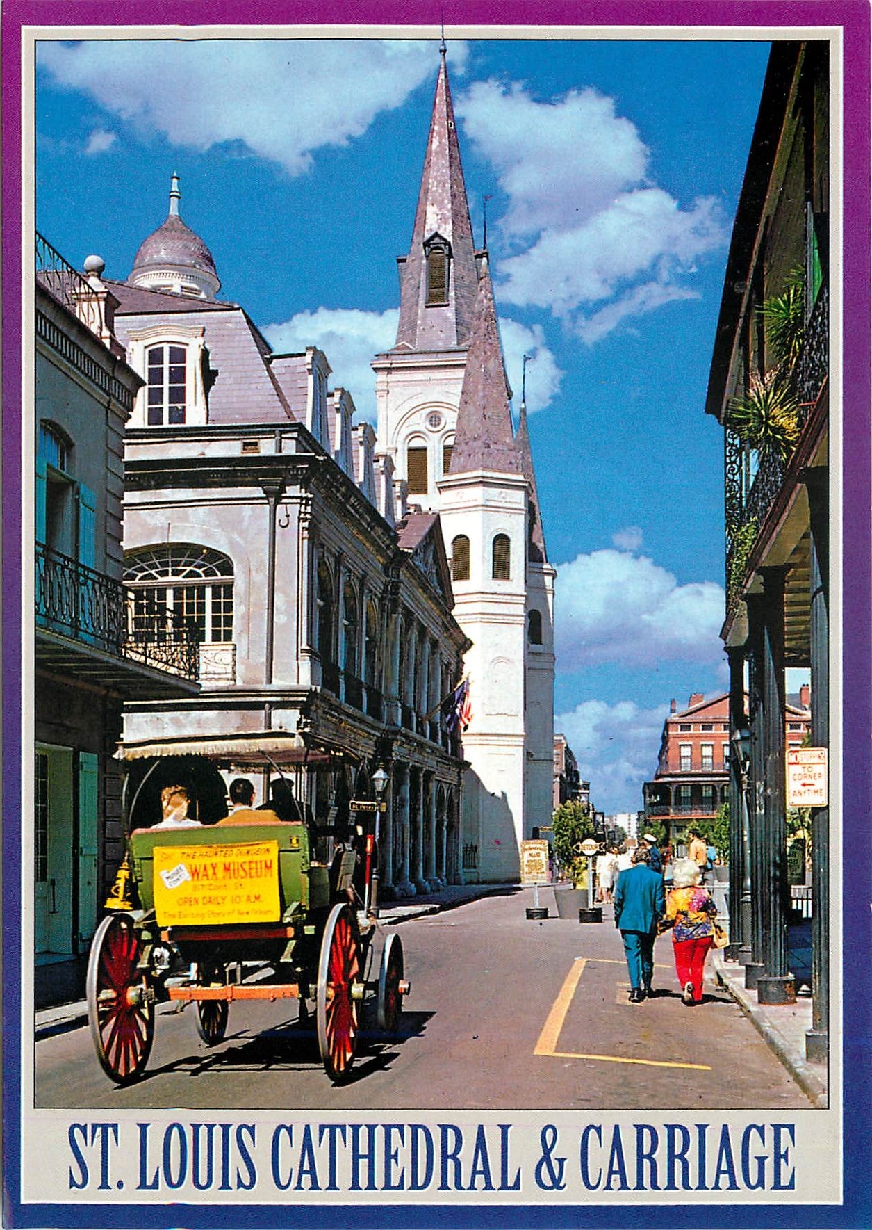 CPM St Louis Cathedrale Carriage New Orleans Louisiana