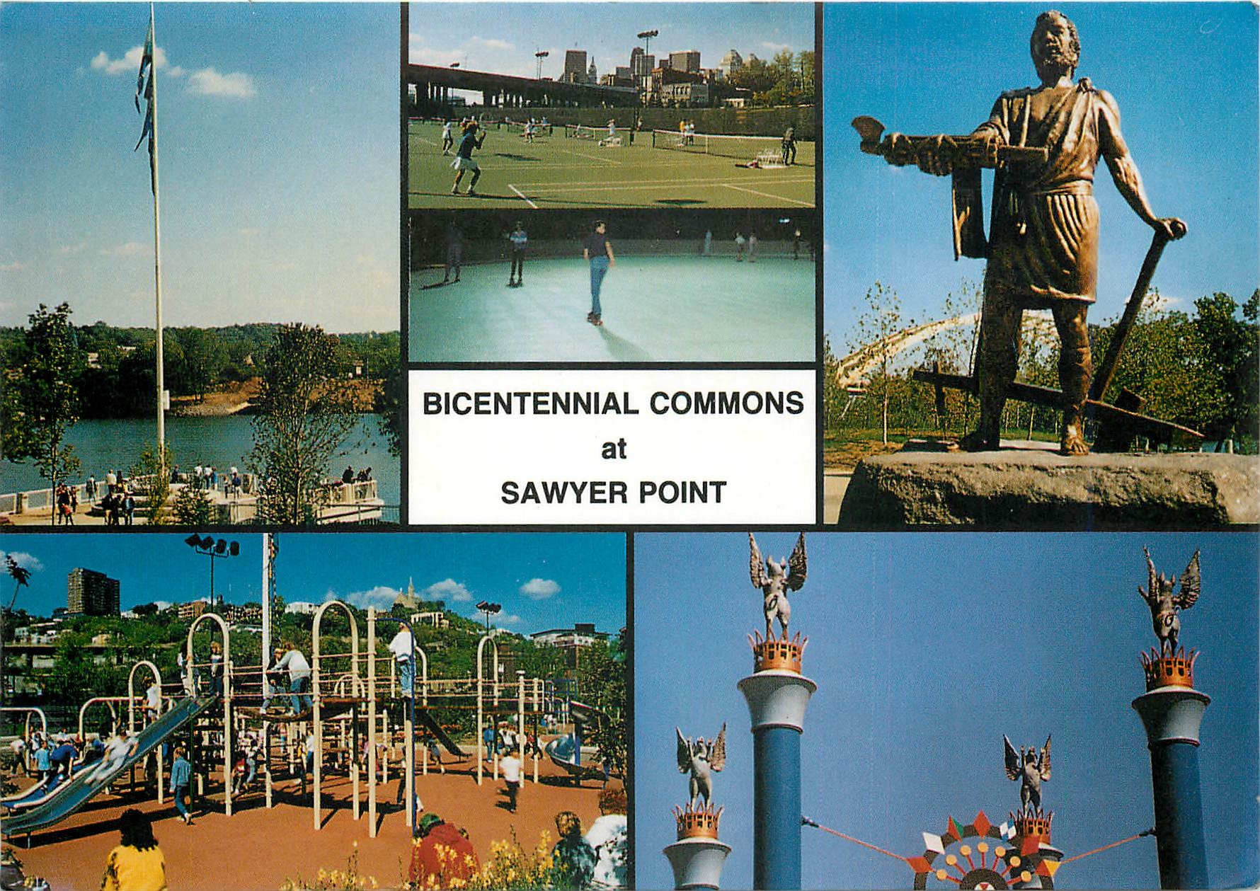 CPM Cincinnati Ohio Sawayer Point Foot of Eggleston East of Public Landing and Serpentine Wall