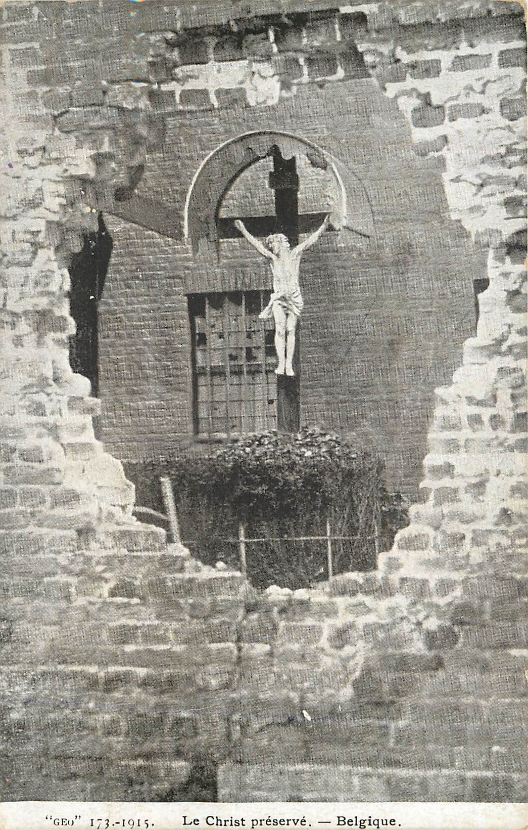 CPM Belgique Le Christ preserve