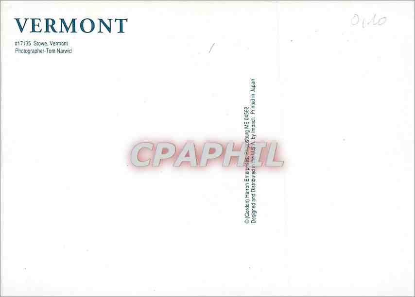 CPM Vermont — Back