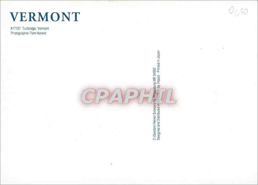 CPM Vermont — Back