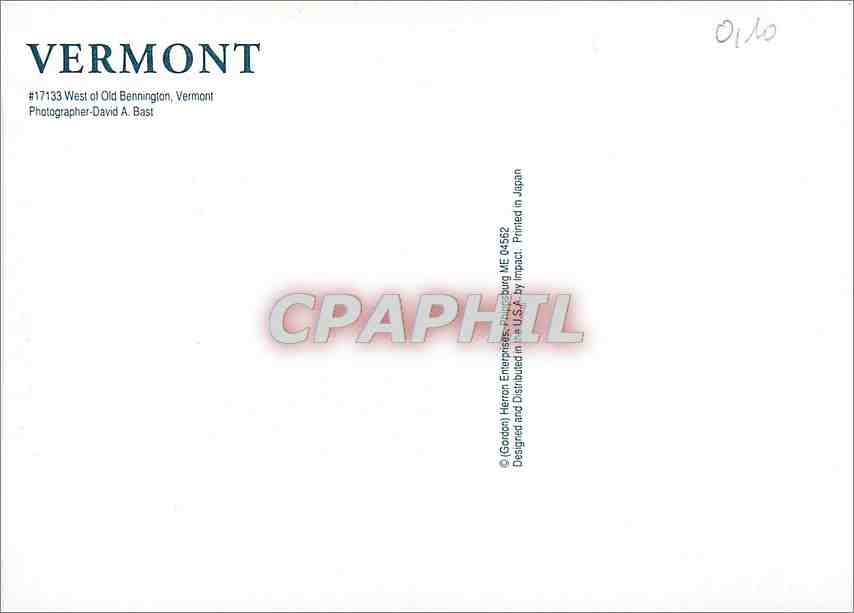 CPM Vermont — Back