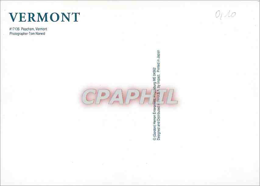 CPM Vermont — Back