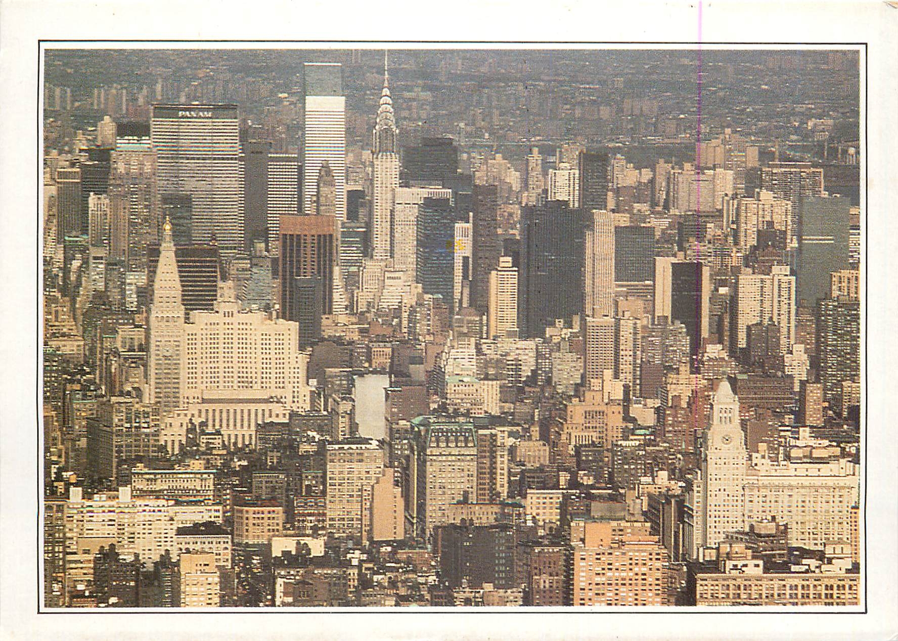 CPM Usa New York Vue de Manhattan