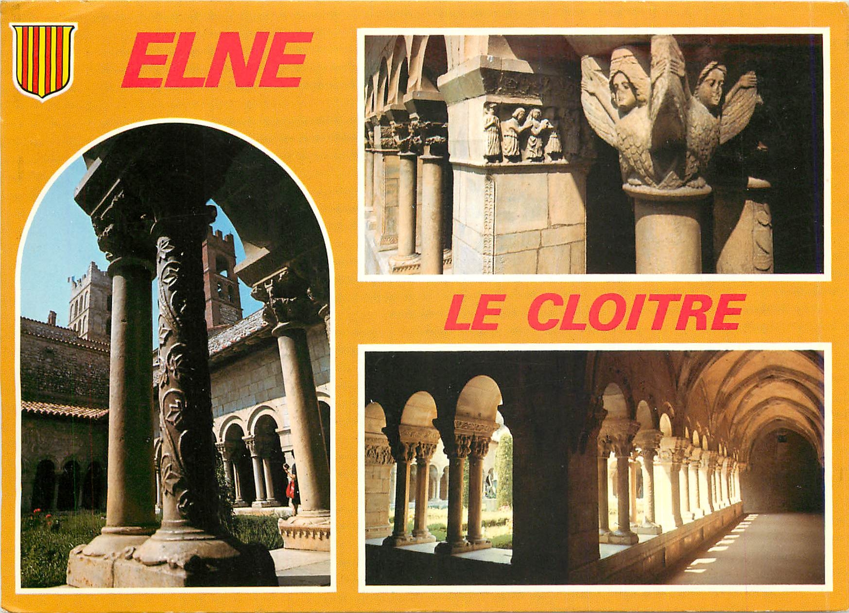 CPM Elne (66) Interieur du Cloitre