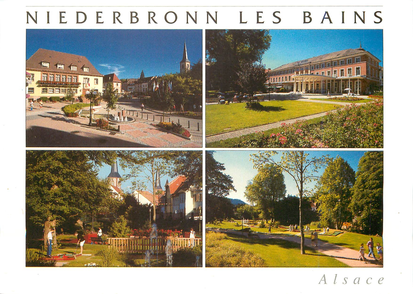 CPM En Alsace Niederbronn les Bains