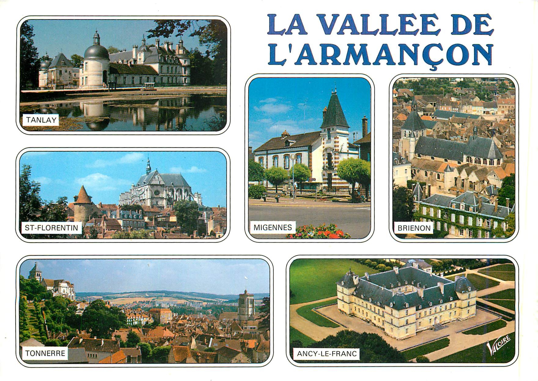 CPM La Vallee de l'Armancon Tanlay St Florentin Tonnerre Migennes Brienon Ancy le Franc