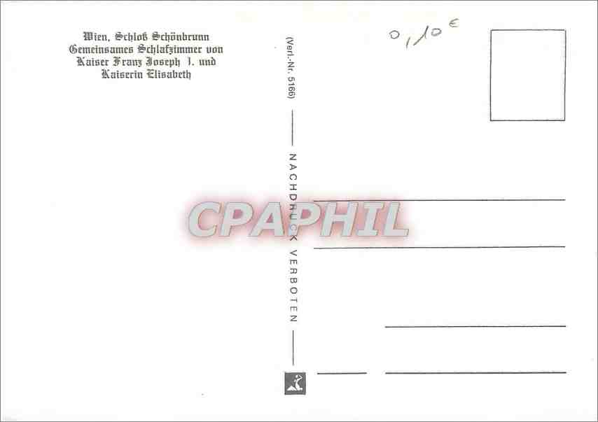 CPM Kaiserin Elisabeth — Rückseite