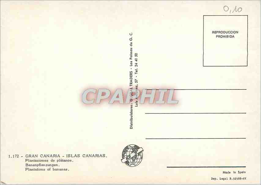 CPM Gran Canaria Islas Canarias — Rückseite