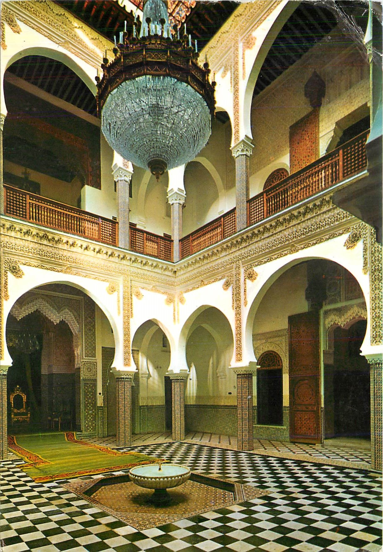 CPM Tetuan (Marruecos) Palais Royale Interieur