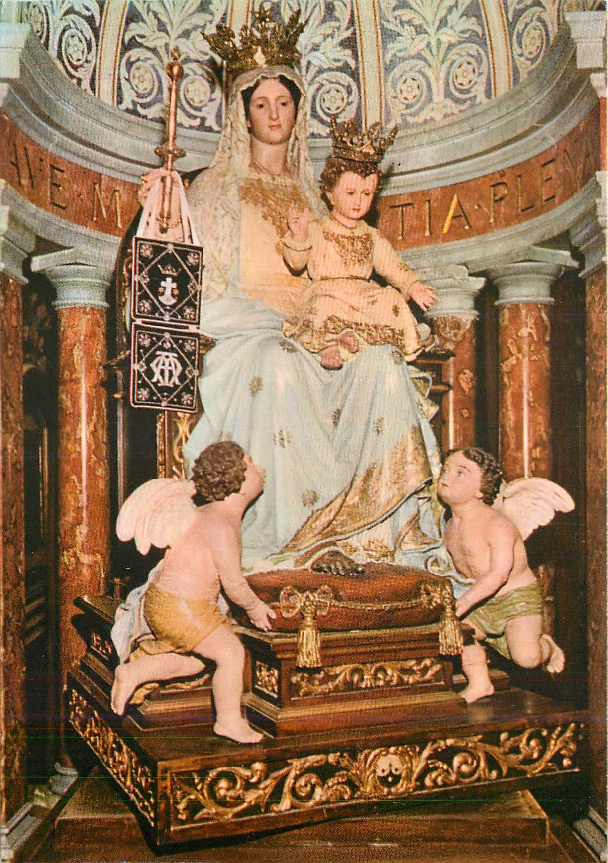 CPM Haifa Stella Maris Monastery Statue of the Madonna