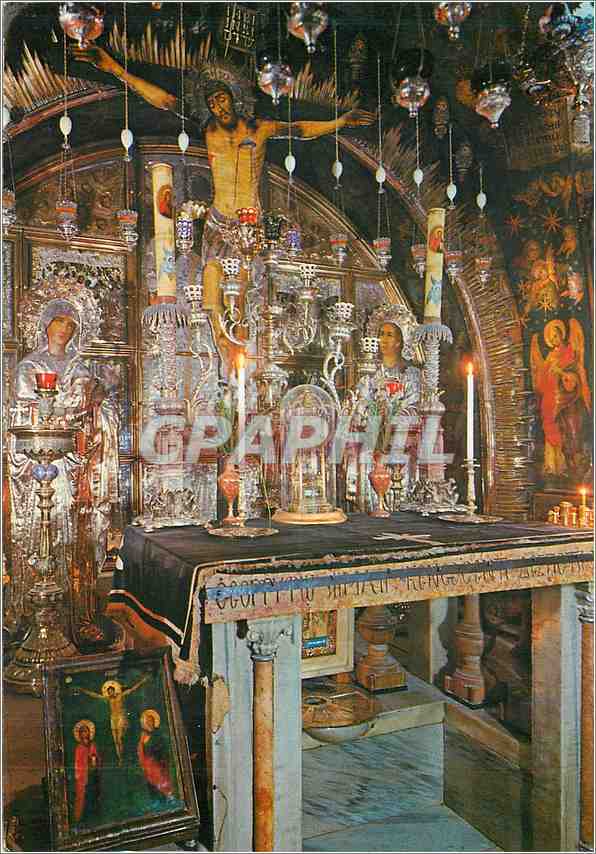 CPM Jerusalem Eglise du Saint Sepulchre calvaire