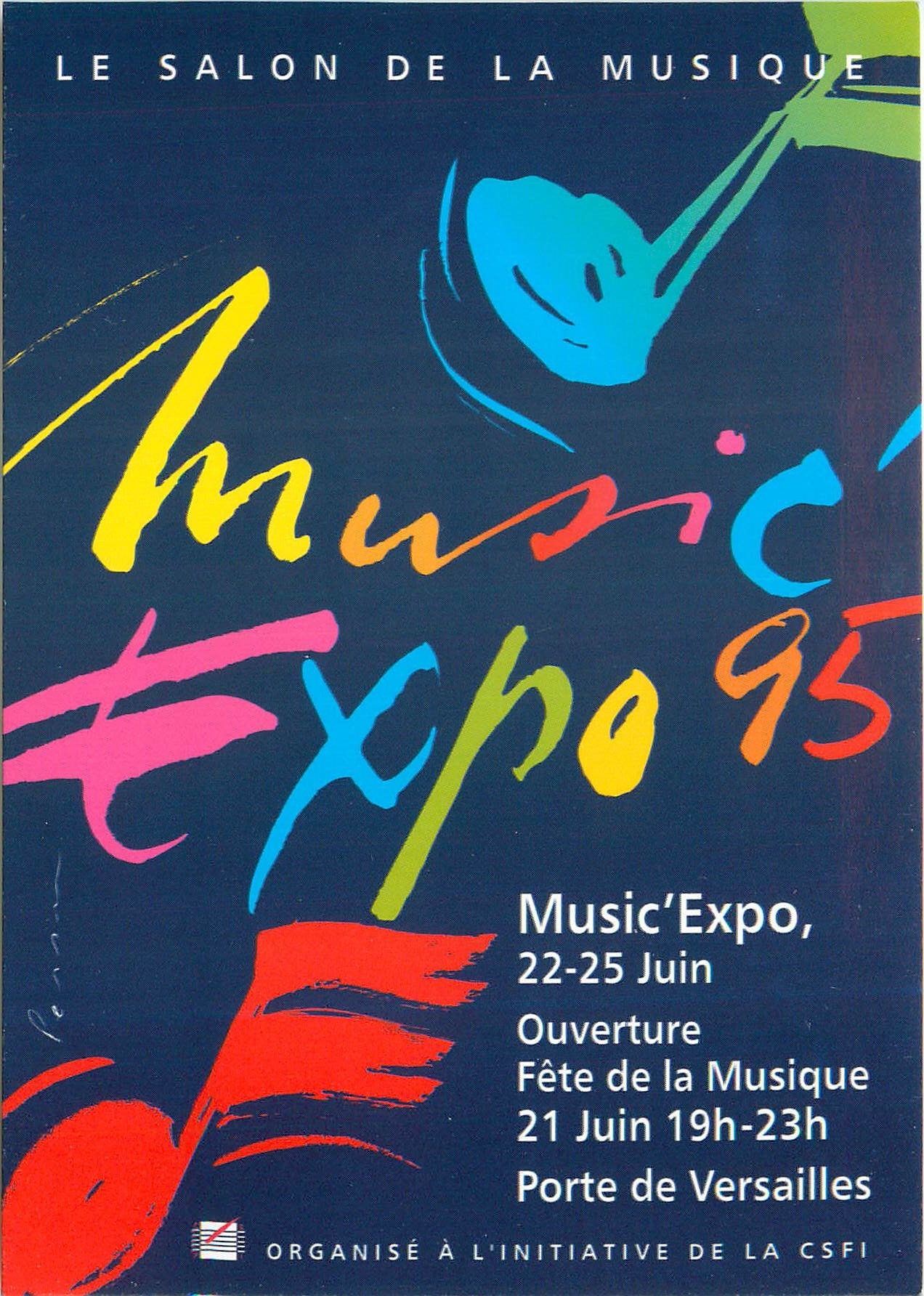 CPM Le salon de la musique Music'Expo Porte de Versailles Paris