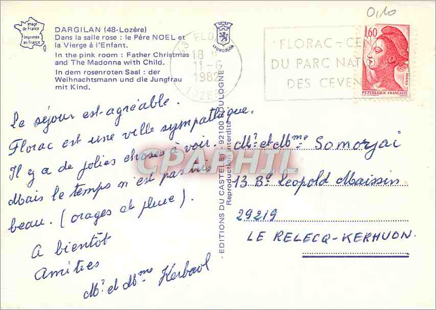 Grotte de Florac — Salle rose — Éditions du Castel — Rückseite