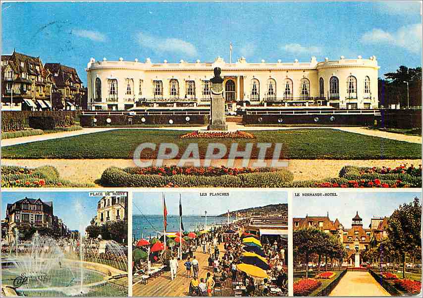 Place de Rony — Les Planchées — Le Normandy-Hôtel — Deauville