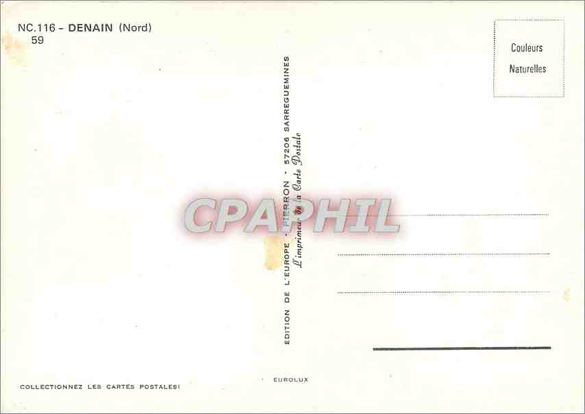 CPM Denain (Nord) — Rückseite