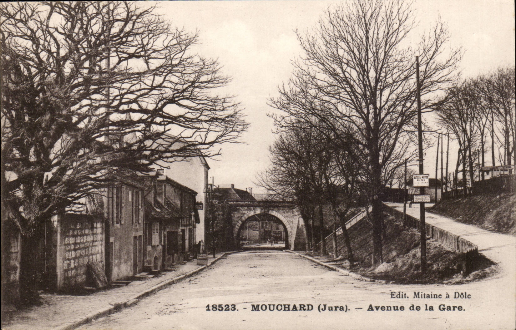 Mouchard (Jura) — Avenue de la Gare — Edit. Mitaine à Dôle