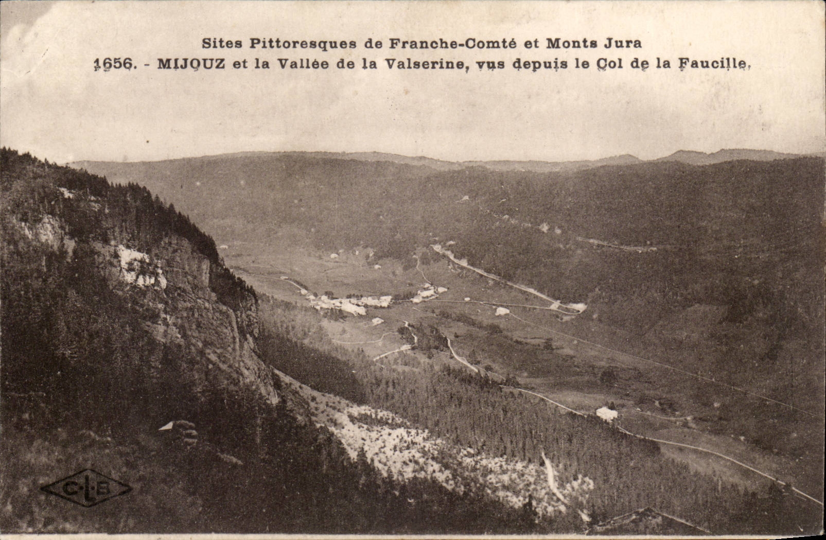 Mijouz et Vallée de la Valserine — vus depuis le Col de la Faucille — CLE