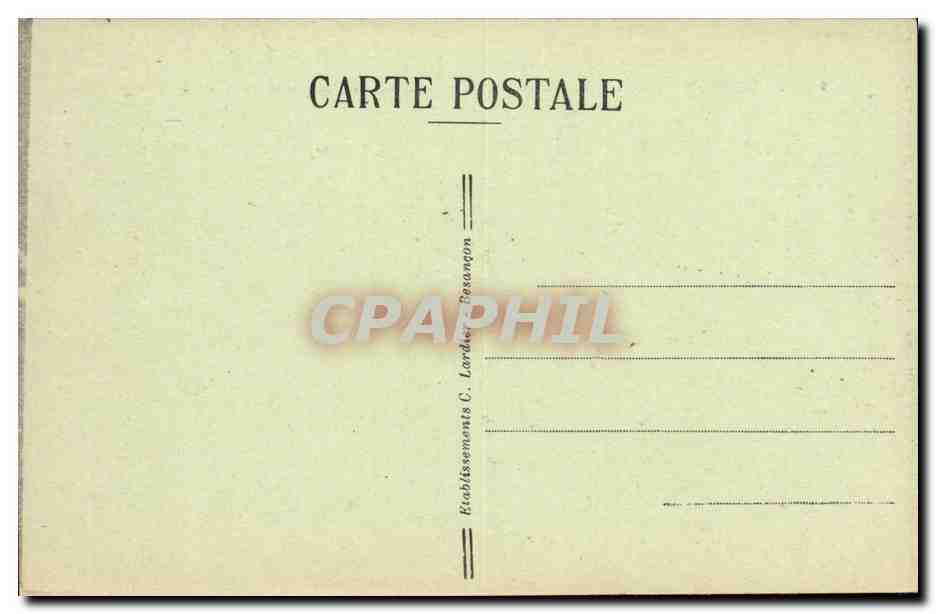Mijoux et Vallée de la Valserine — vus depuis le Col de la Faucille — Éd. C. Larder — Reverso