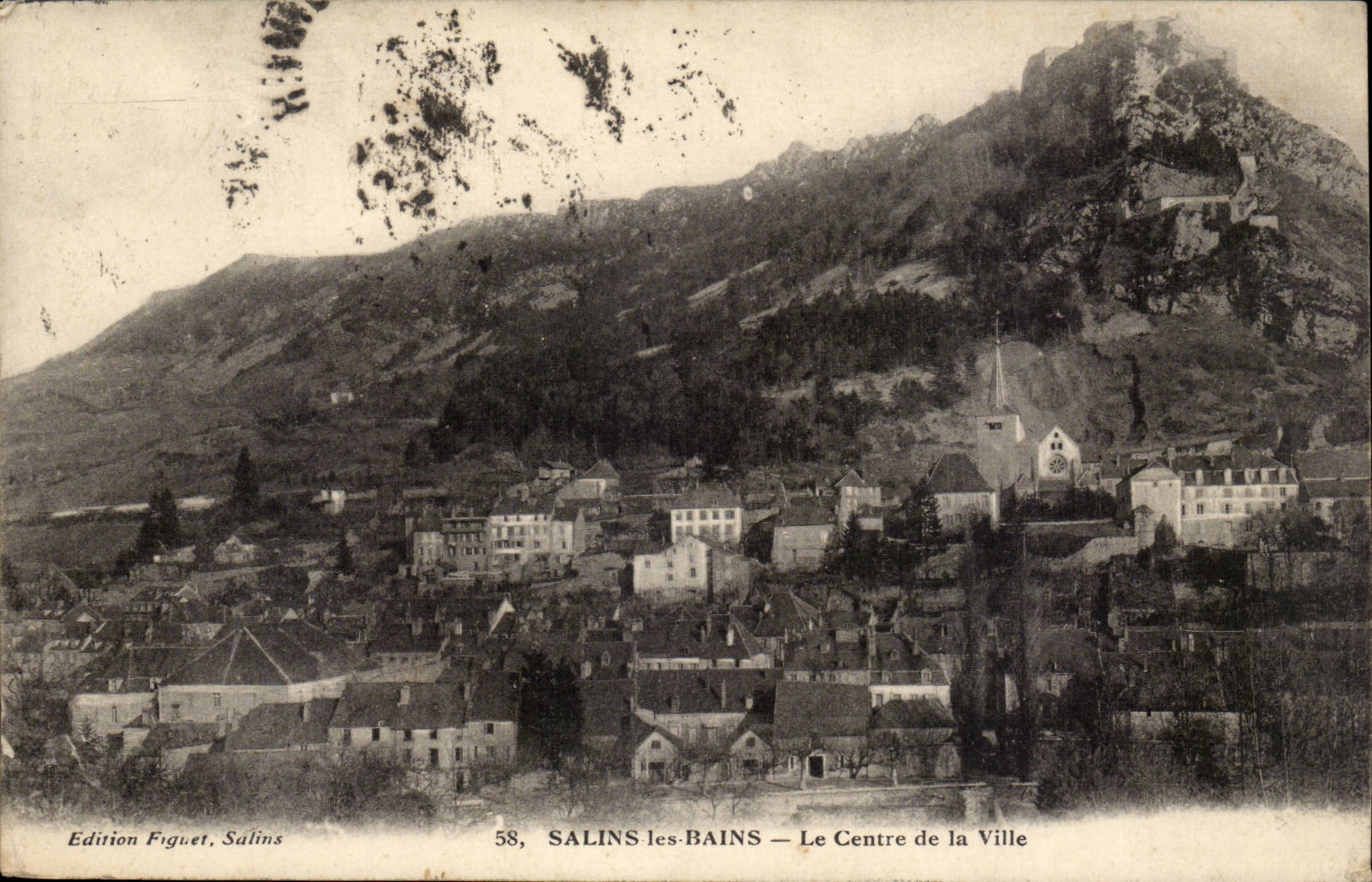 Le Jura Pittoresque-Salins-les-Bains-Le Centre de la Ville -CPA
