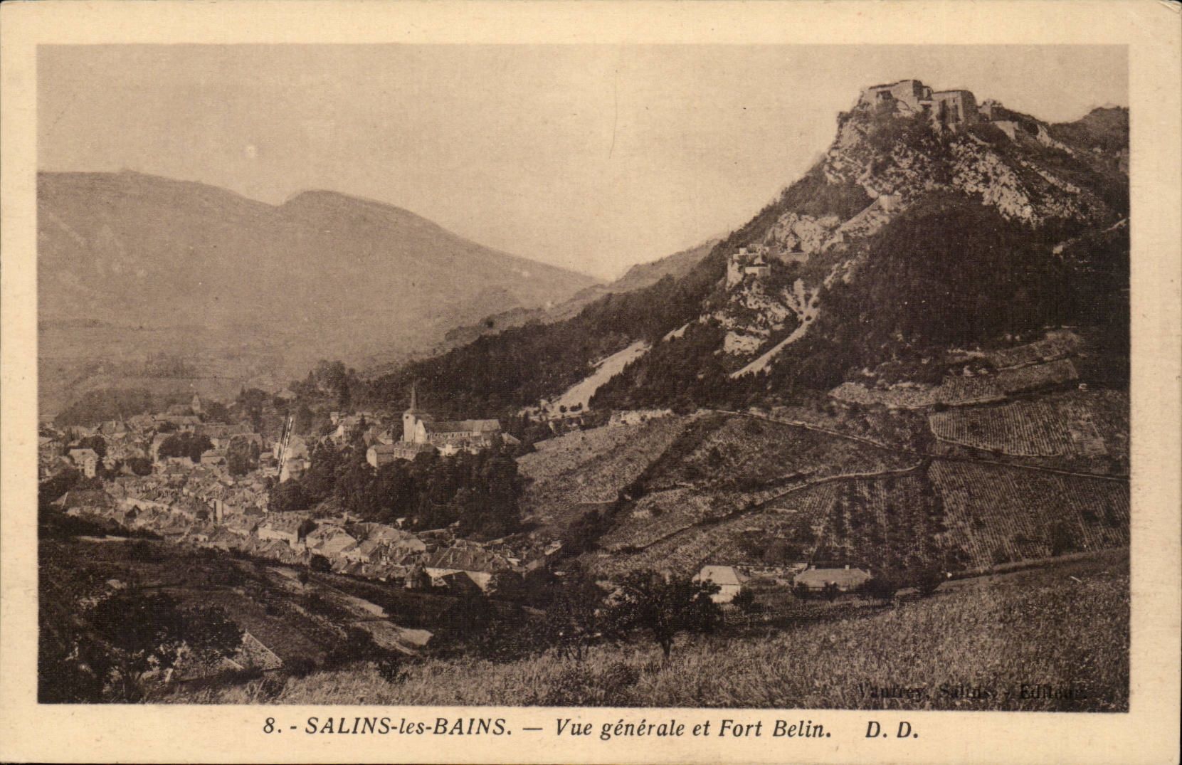 Le Jura Pittoresque-Salins-les-Bains- Vur Generale et Fort Belin-CPA