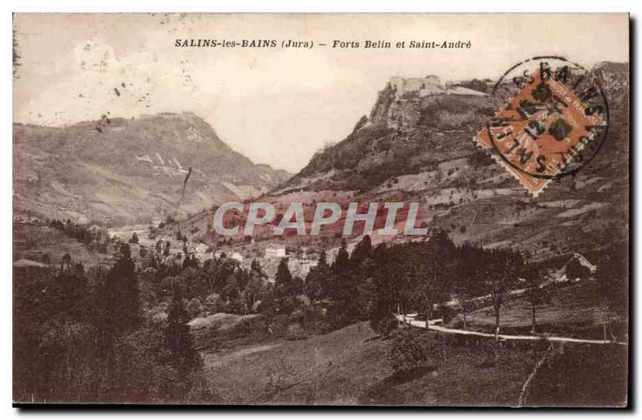 Salins-les-Bains (Jura) — Forts Belin und Saint-André — Verlag Chiché Karren Dole