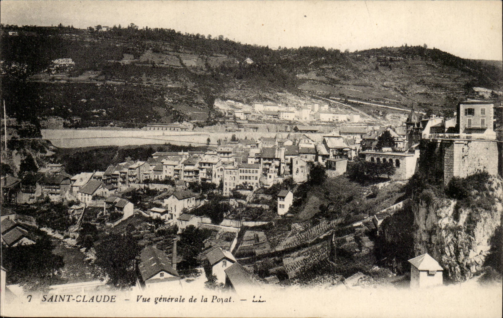 Saint-Clairde — Vue générale de la Poyat — LL.