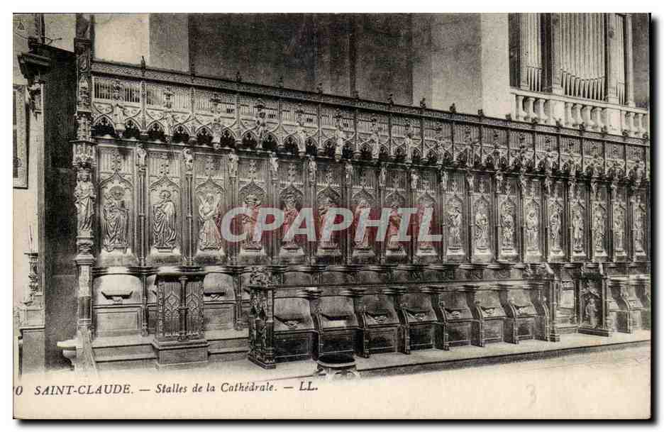 Saint-Claude — Stalles de la Cathédrale — LL.