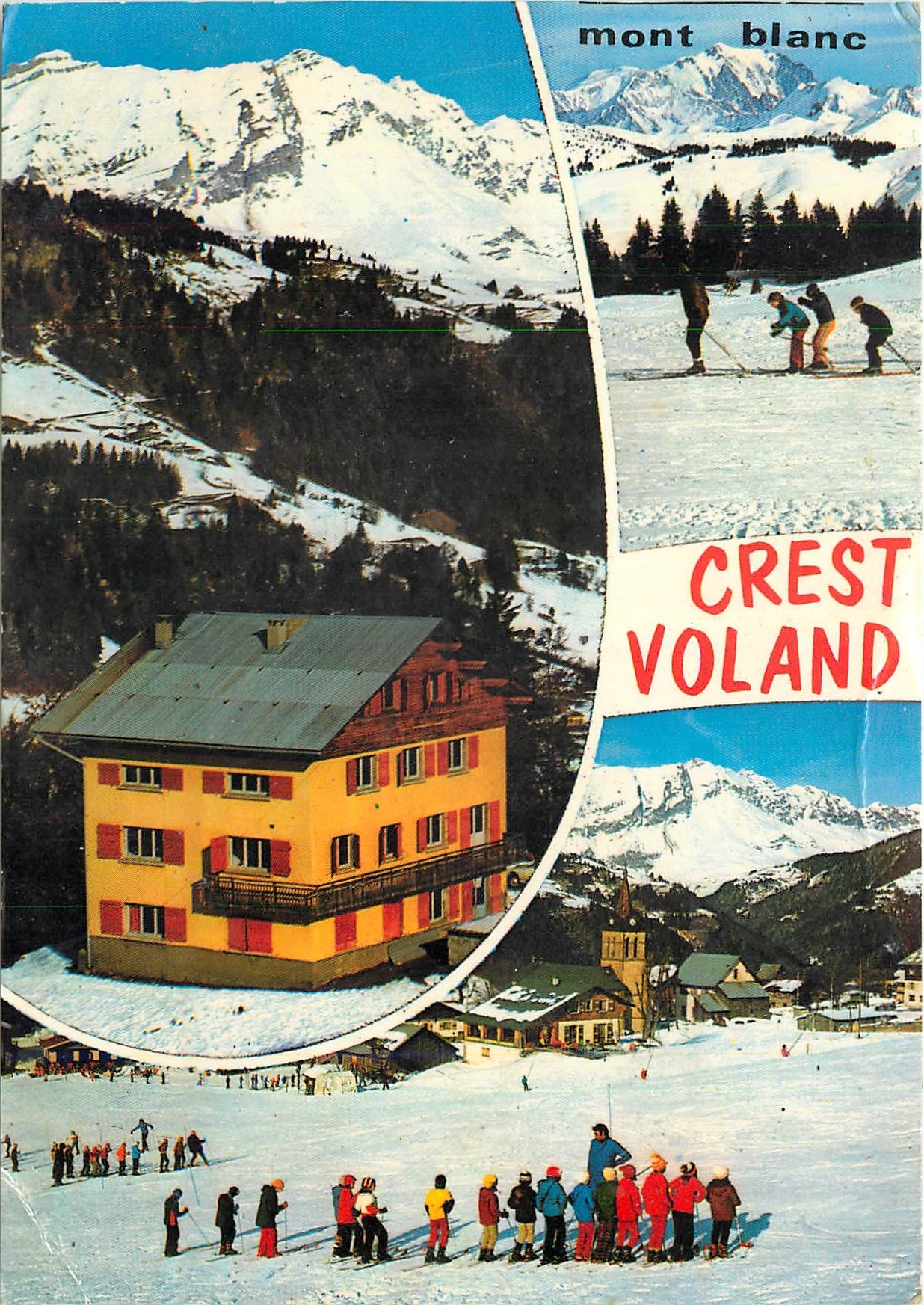 CPM Crest Voland (Savoie) Alt 1230 m Chalet les Pieux Teleski le Tovat