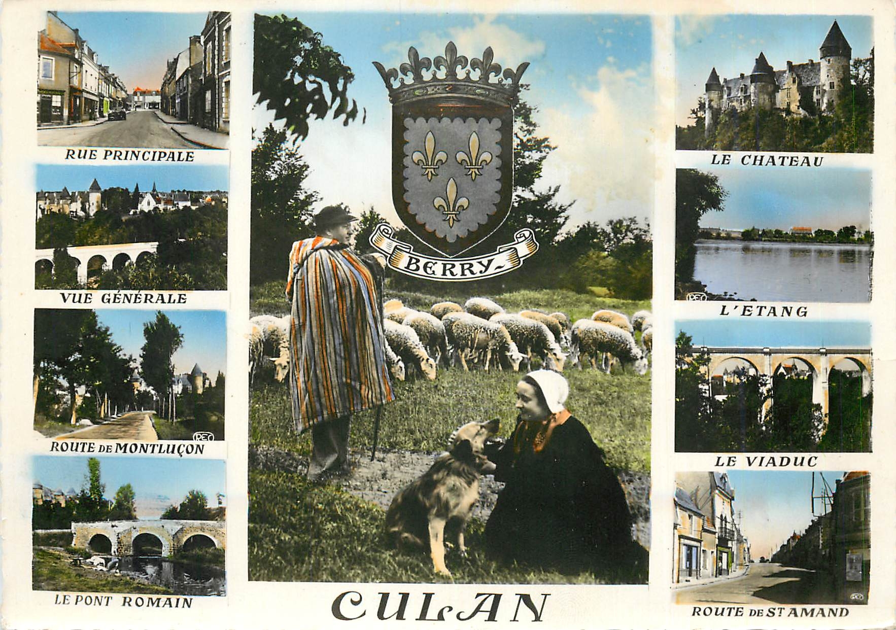 CULAN — Berry — Éditeur M. ROUSSEL, Châteaureaux