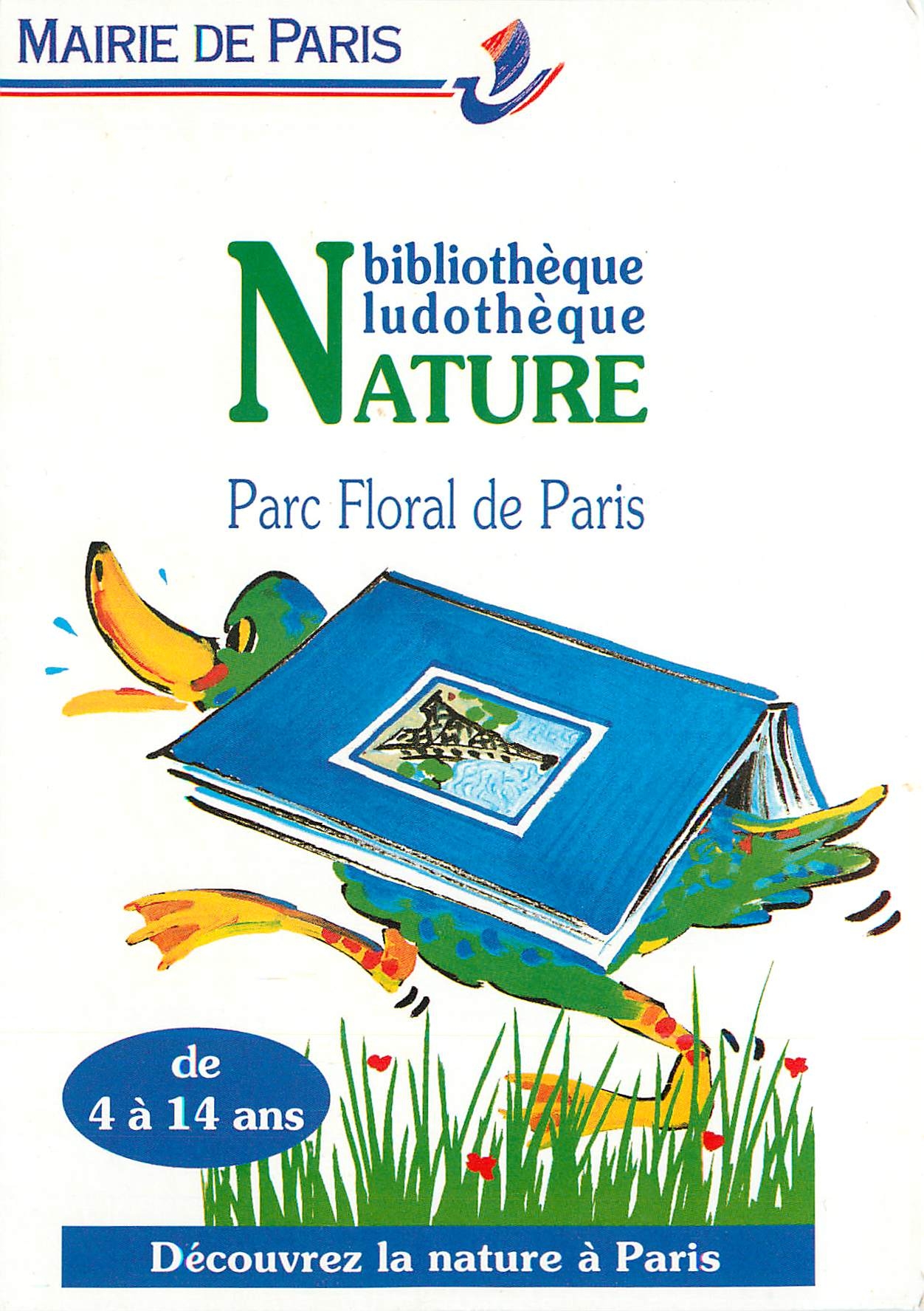CPA Mairie de paris Bibliotheque Ludotheque Nature