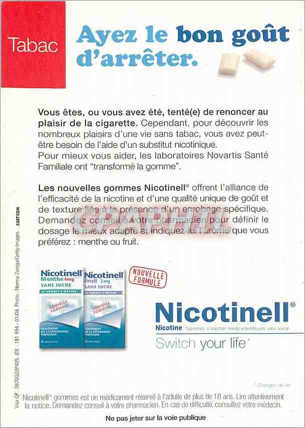 CPA Tabac Ayez le bon gout d'arreter — Rückseite