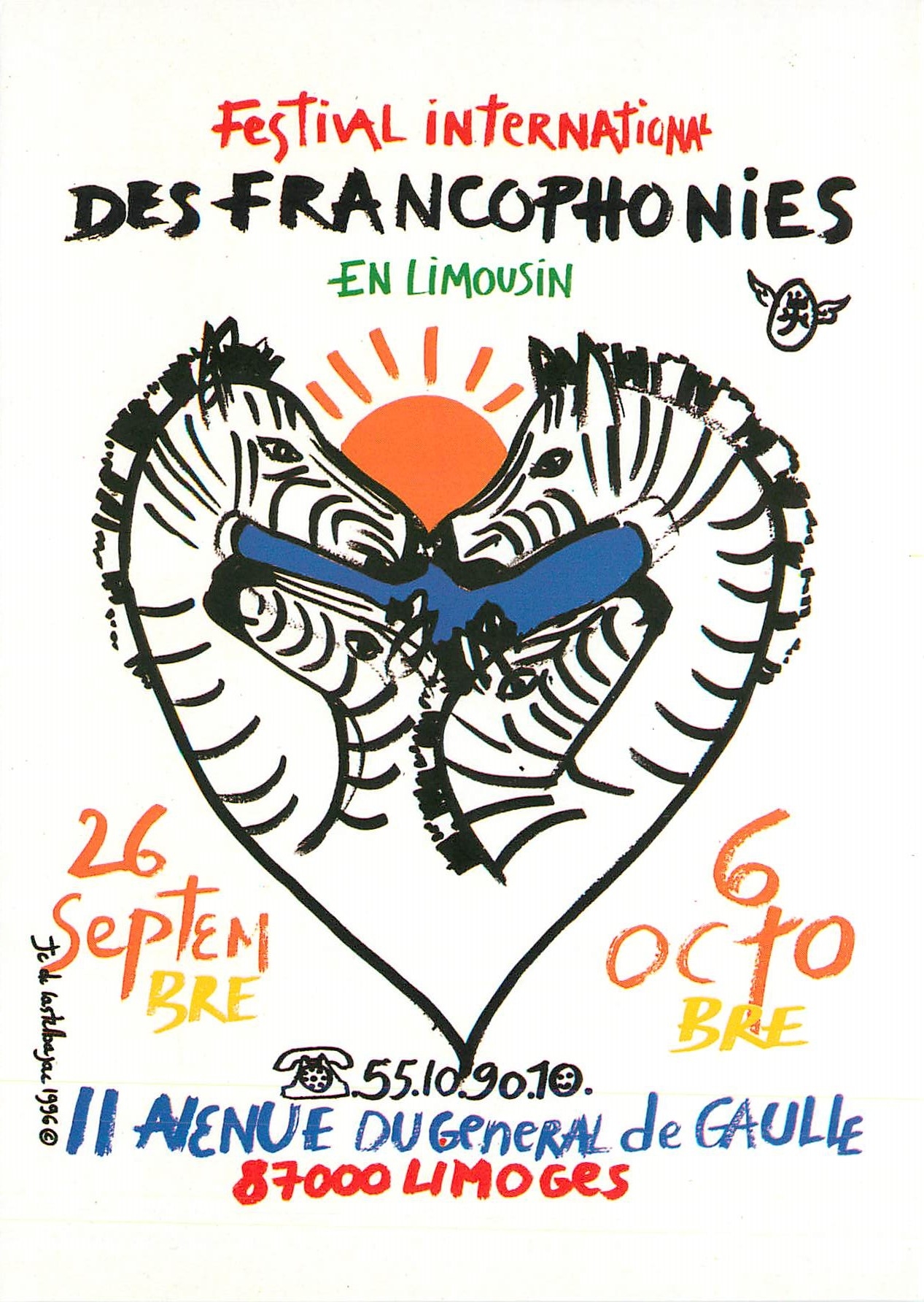 CPA Festival Internationale des Francophonie en Limousin