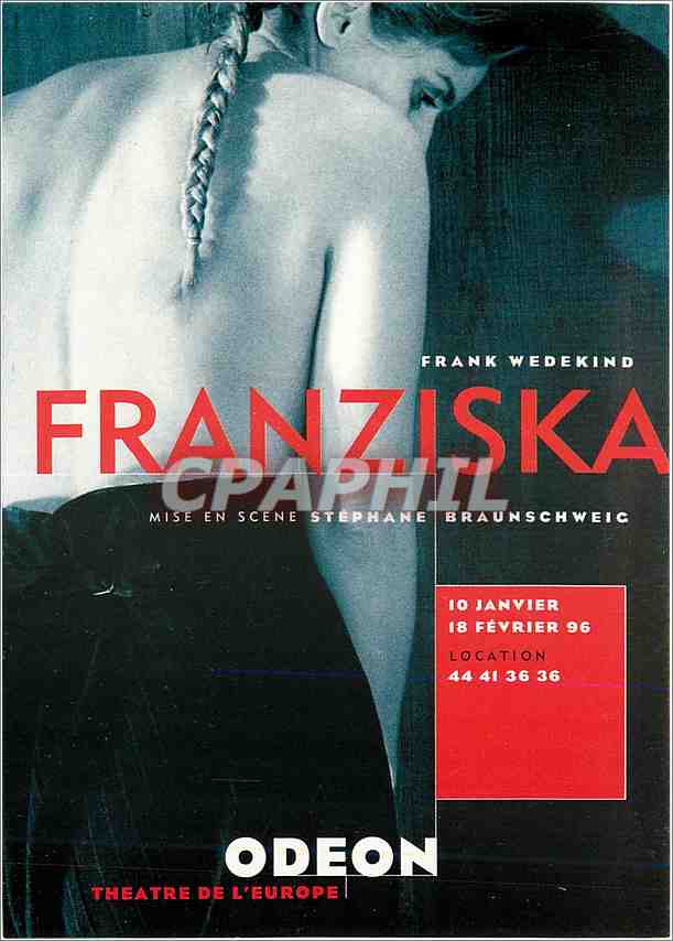 CPA Franziska Paris Odeon Frank Wedekind