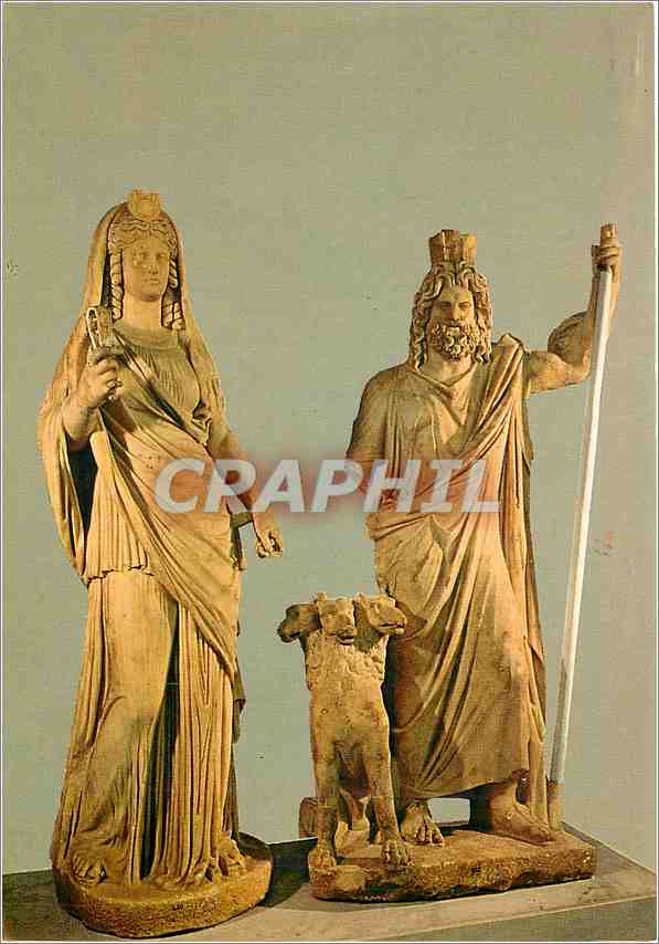 CPA Seroohis et Isis de Gorlys Crete Heraklion Museum