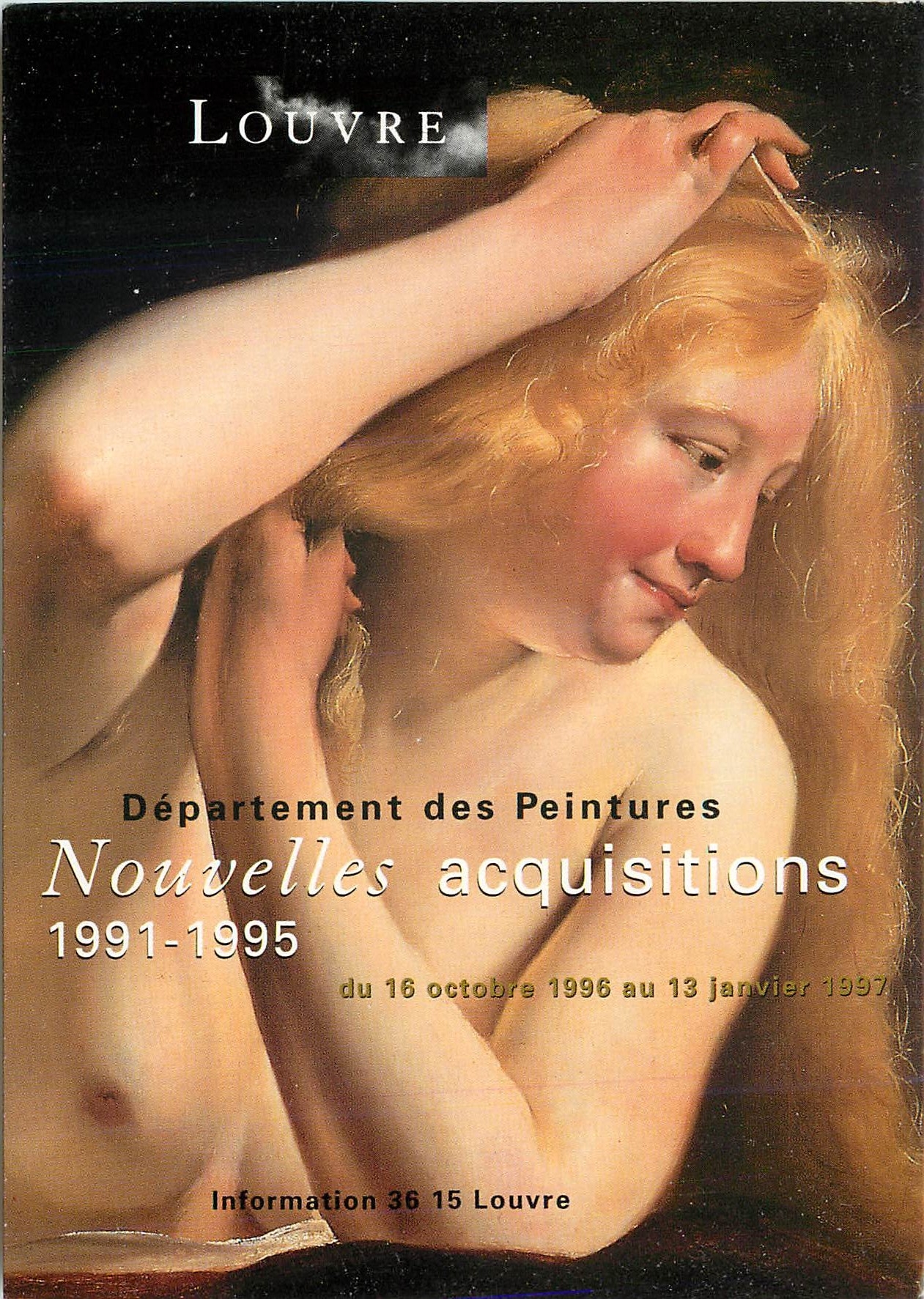 CPM Departement des Peintures Nouvelles acquisitions 1991 1995 Paris Louvre