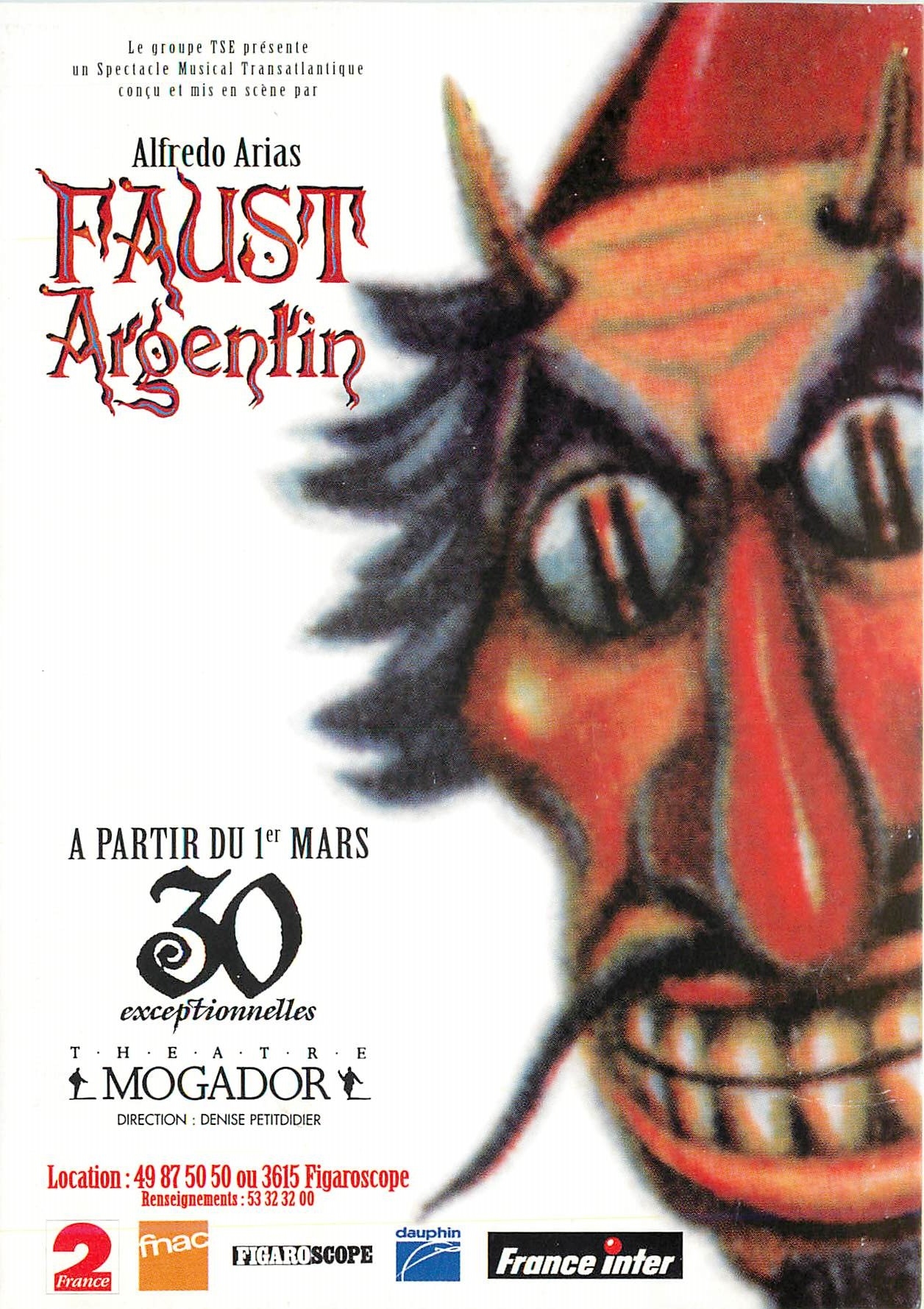 CPM Faust Argentin Theatre Mogador