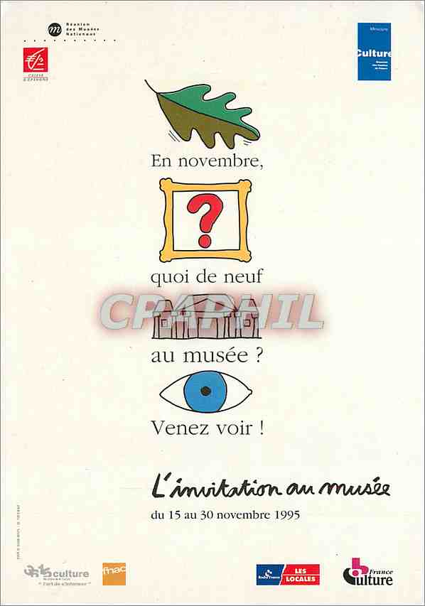 CPM L'invitation au Musee 1995