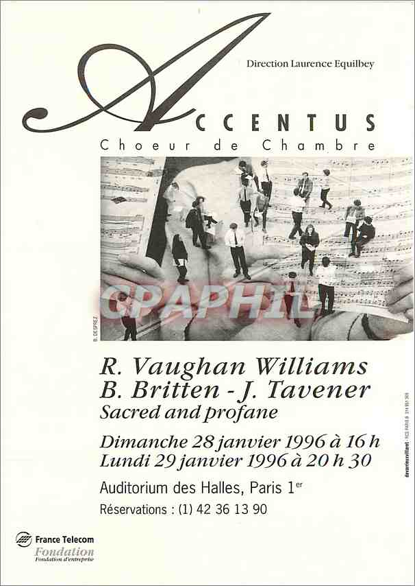 CPM R Vaughan Williams B Britten j Tavener Sacred and Profane