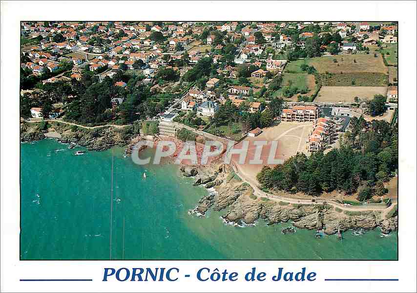 CPM Pornic (Loire Atlantique) France Reine de la Cote de Jade La Plage de la Birochere