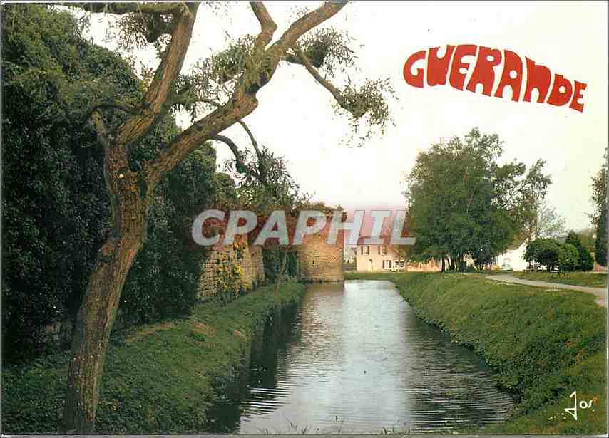 CPM Guerande Loire Atlantique Les remparts Face nord construit par Jean de Montfort vers 1343