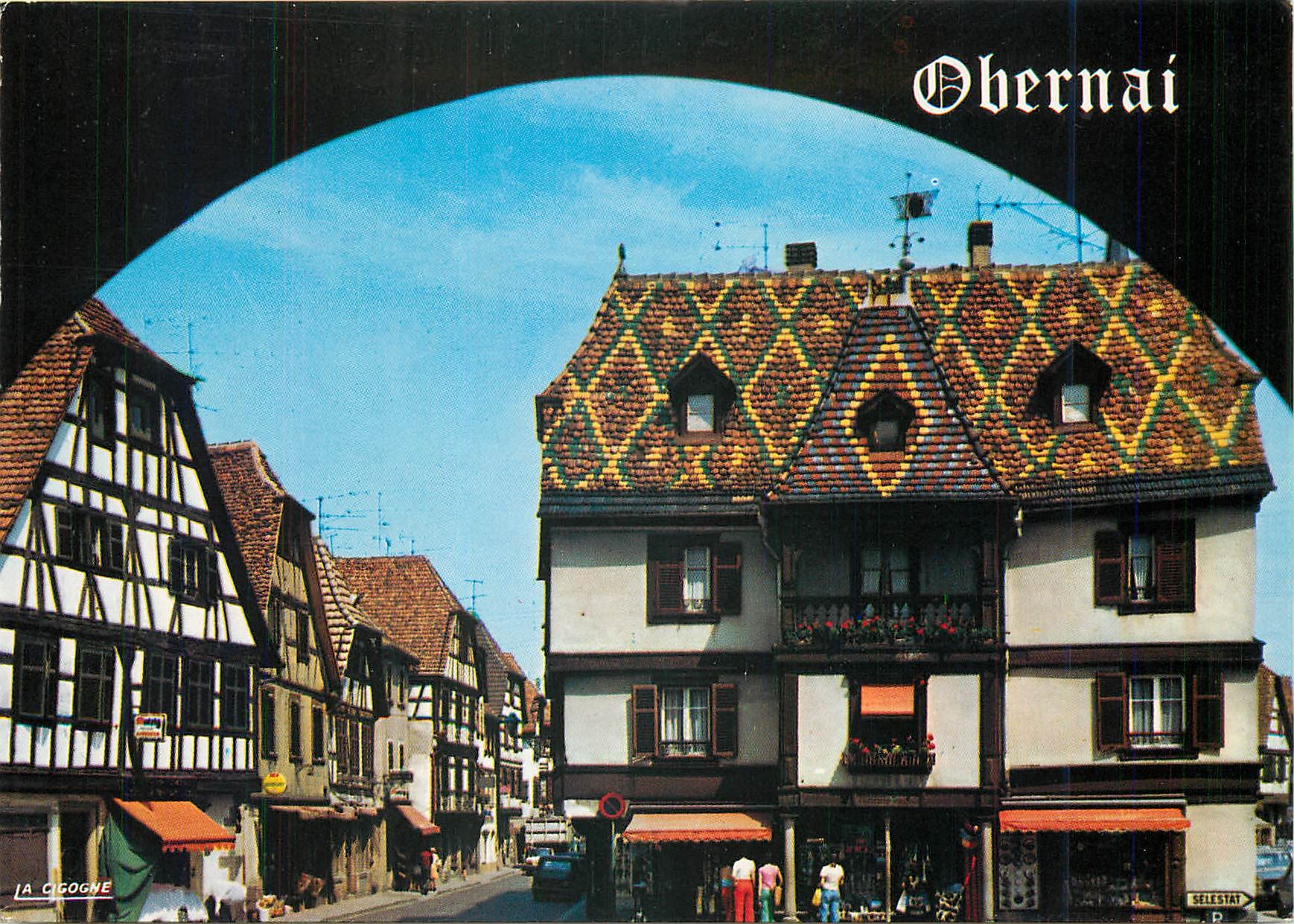 CPM Obernai (Bas Rhin) Maison typiques de la Place de l'etoile